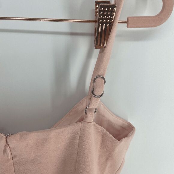 Revolve NBD Adios Womens Powder Pink New Asymmetrical Tank Mini Dress XSmall - Picture 11 of 12